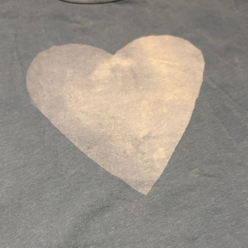 imogene + willie Light Blue Heart Tee - Picture 3 of 5